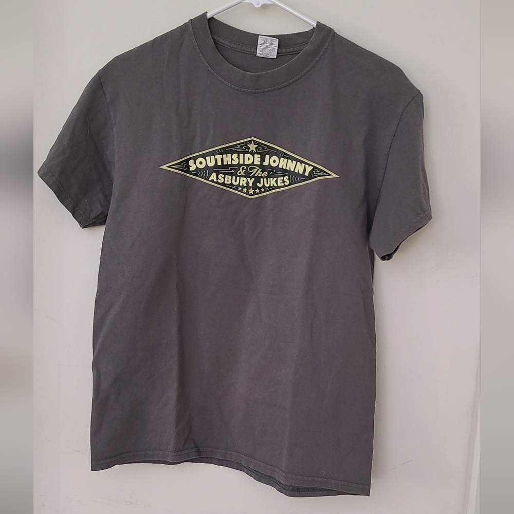 Southside Johnny And The Asbury Jukes Gildan Charcoal Graphic Tee Small